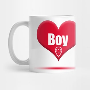 Location of a loved one in the heart Mug